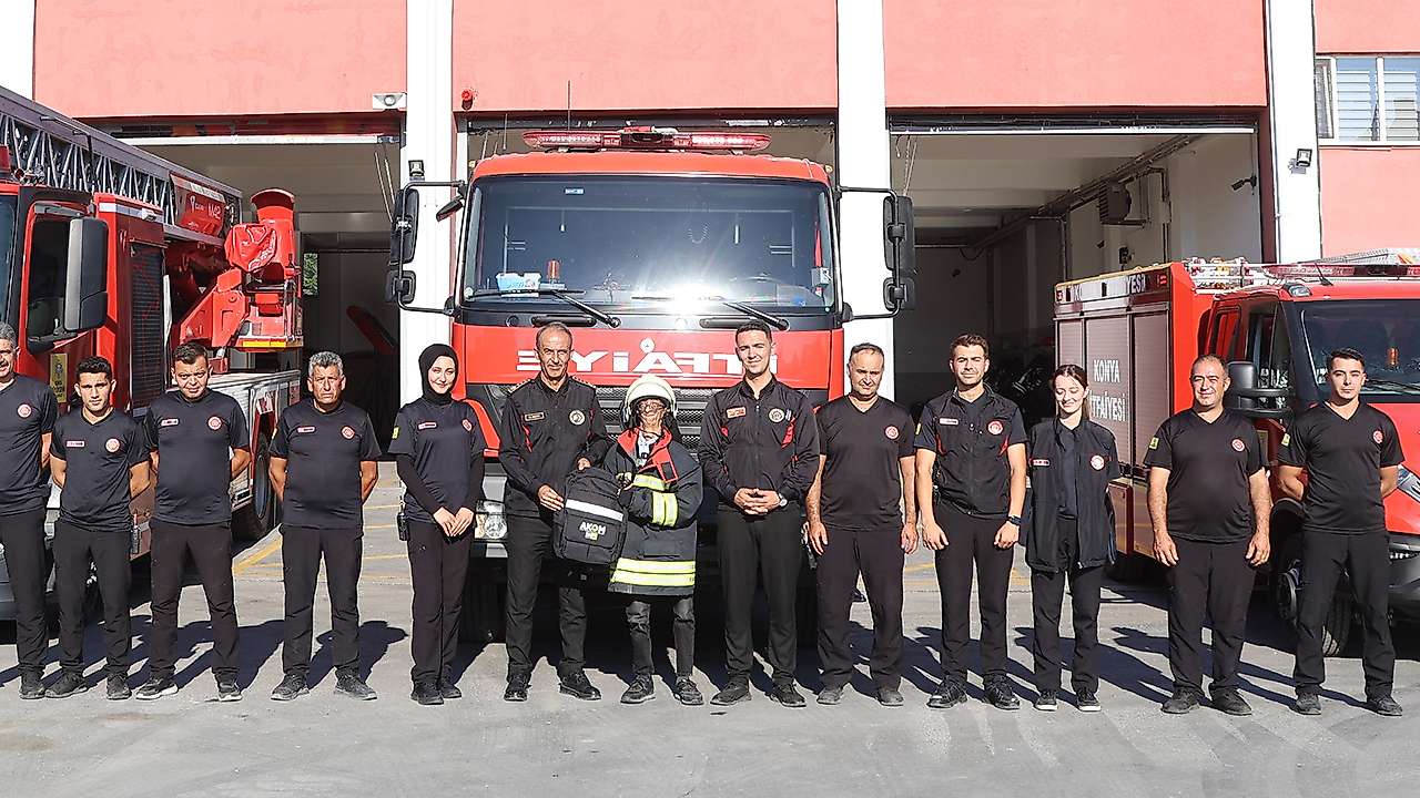 Konya İtfaiyesi seferber oldu: Zeynel'in hayali gerçekleşti