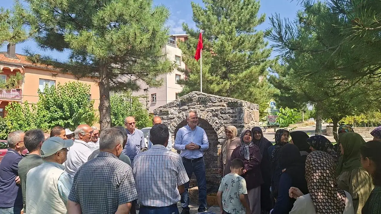 Konya'nın ilçesinde yıllar önce kaybolan çeşme yeniden hayat buldu