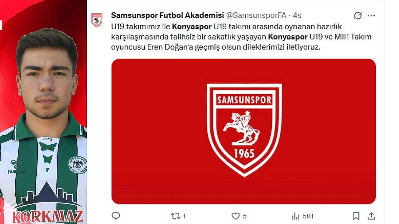 Konyaspor'un gençleri Samsun'u geçti