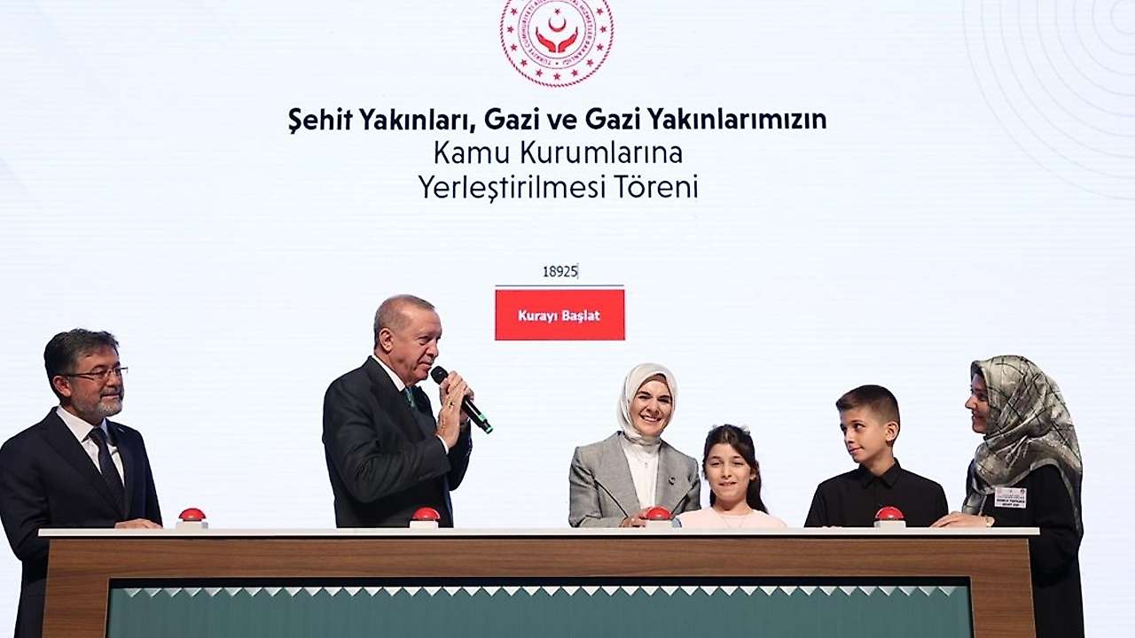 571 şehit yakını, gazi ve gazi yakını kamuya atanacak