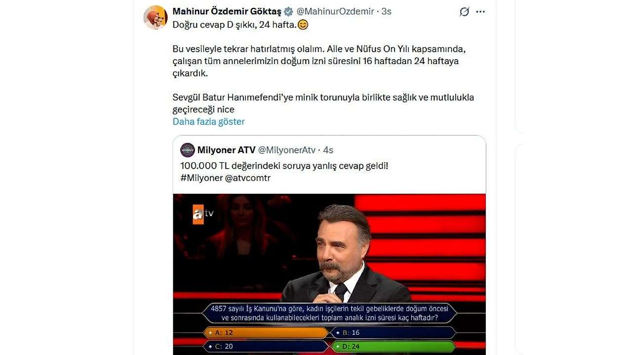 Çalışan annelerin doğum izni süresi 24 hafta oldu