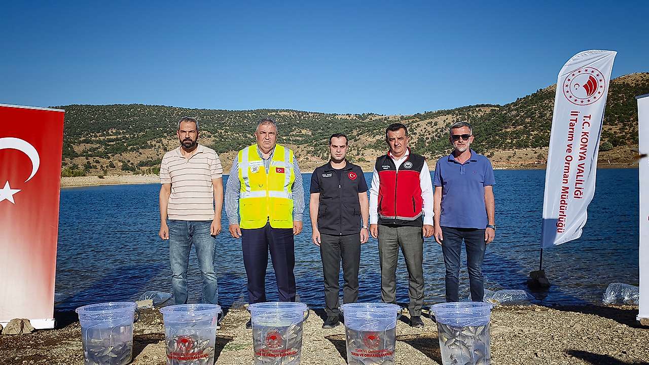 Konya'da balıkçılara müjde: Sular bereketleniyor