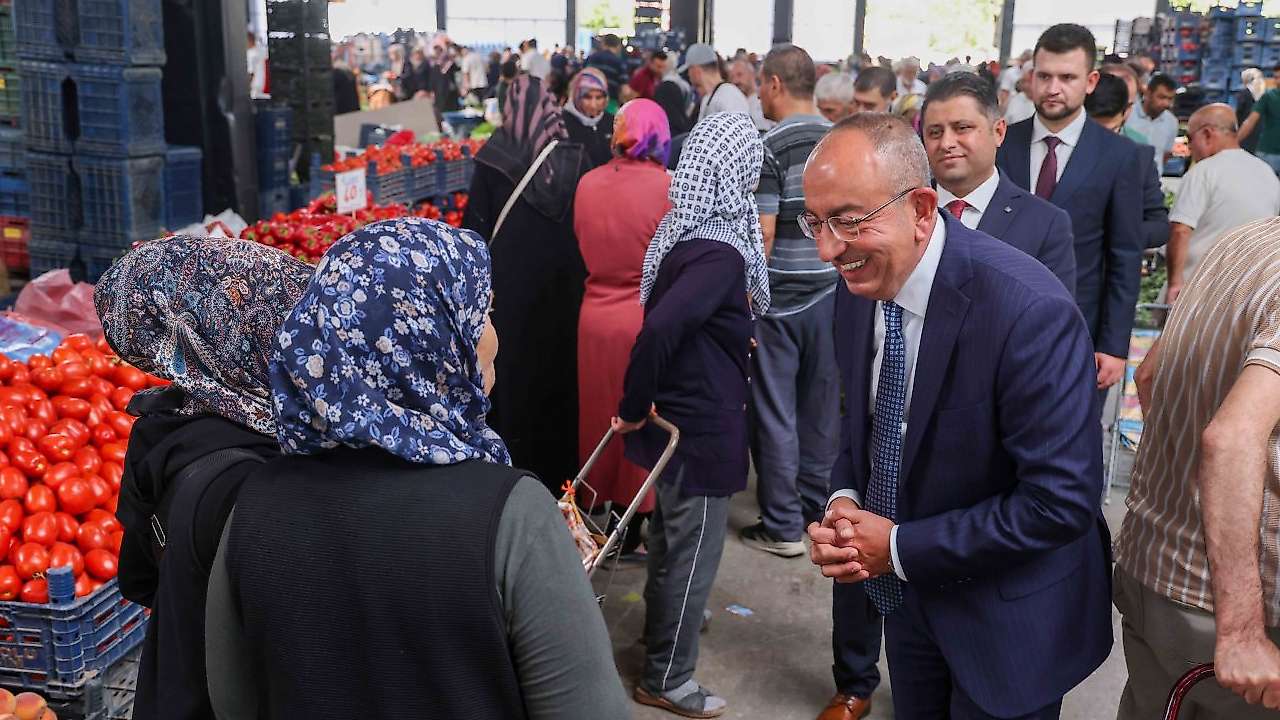 Konya'da o pazar baştan aşağı yenilendi!