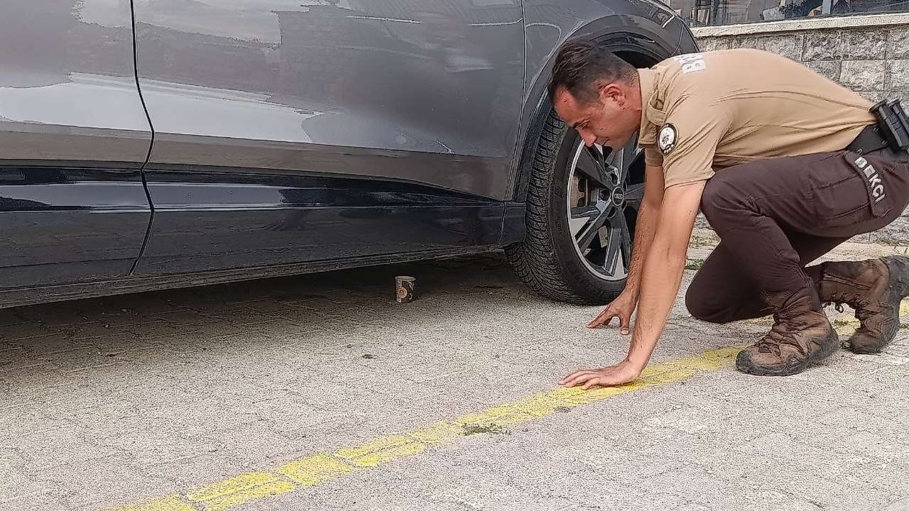 Konya'da otomobilin motoruna giren yavru kedi böyle kurtarıldı