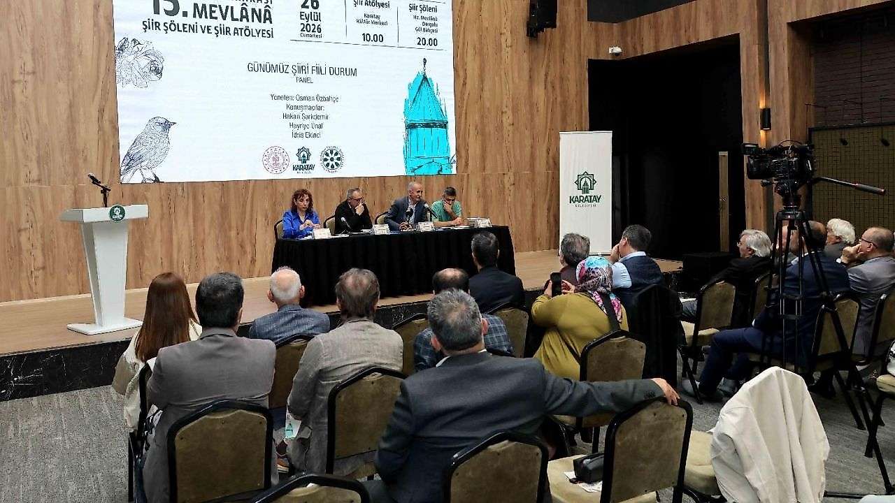 Konya'da şairleri buluşturan şölen başladı