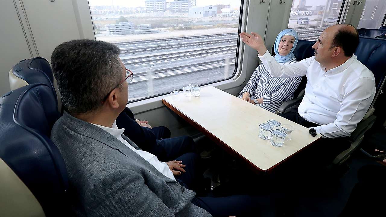 Konya'nın dev raylı sistem projeleri incelendi