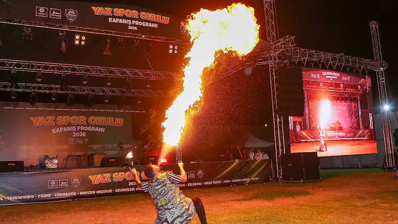 MEGA Yaz Spor Okulları'ndan görkemli final
