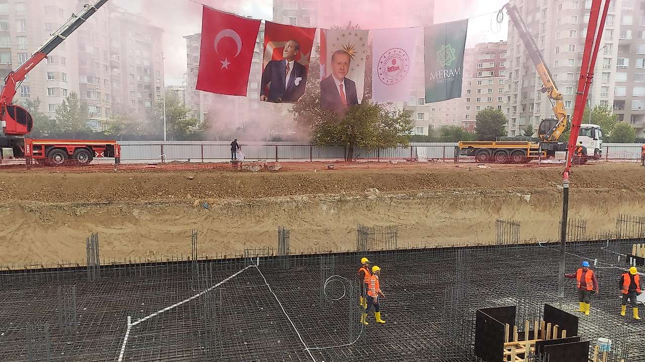 Meram'da yeni İlçe Emniyet Müdürlüğünün temeli atıldı
