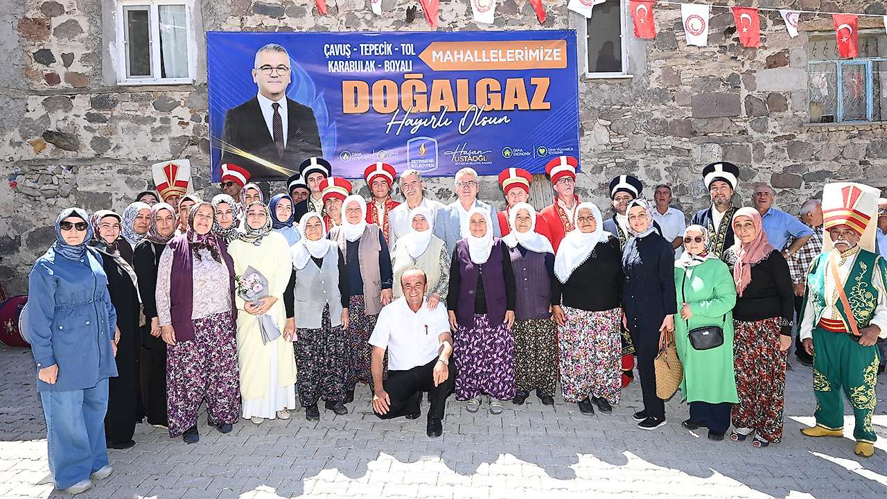 Seydişehir'de bu 5 mahalle doğal gaza kavuşuyor