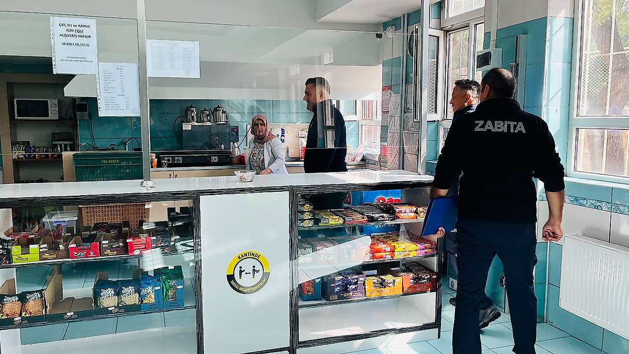 Seydişehir'de kantinler tek tek denetlendi