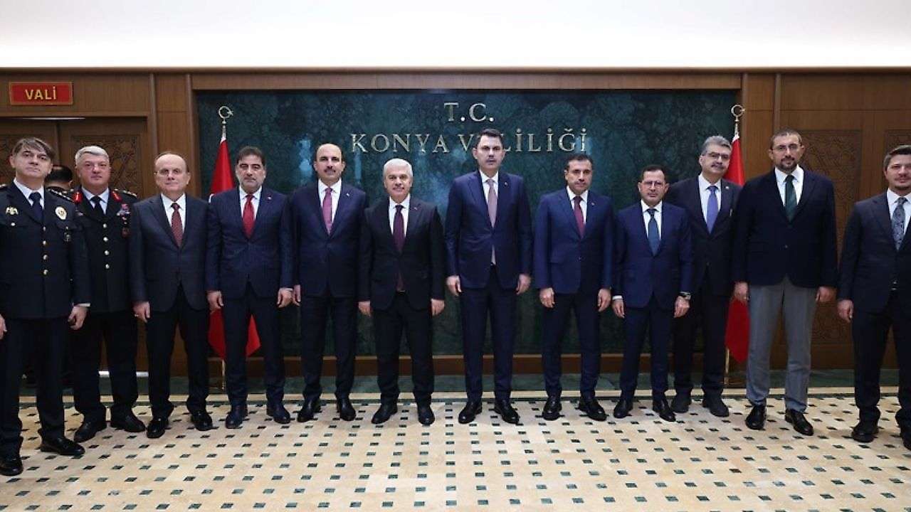 Bakan Kurum'dan Konya Valiliğine ziyaret