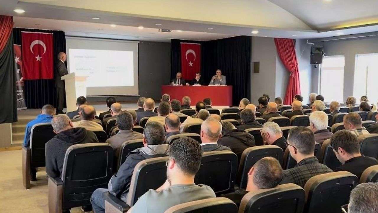 Bozkır'da muhtarlar ve kurum müdürleri bir araya geldi
