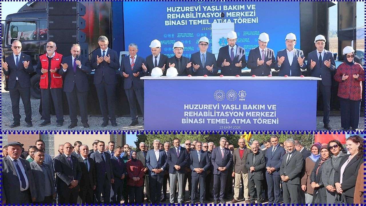 Konya'da göl manzaralı huzurevinin temeli atıldı