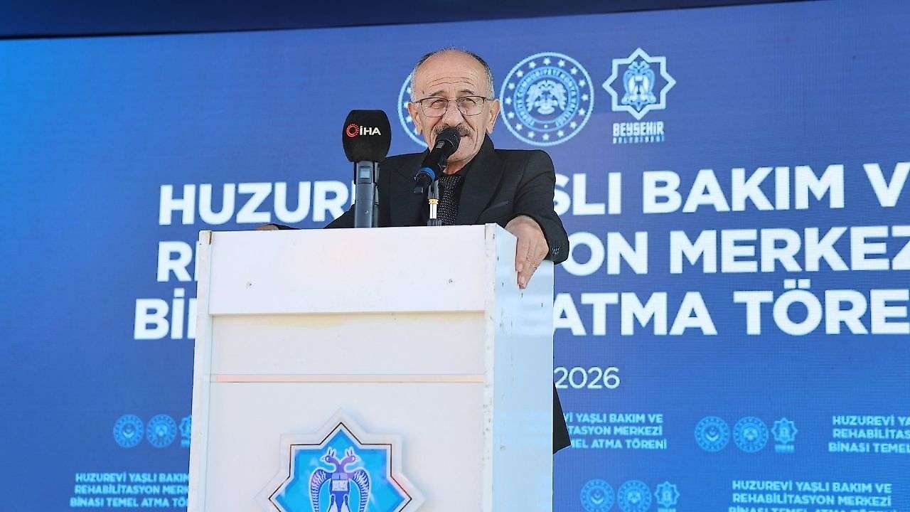 Konya'da göl manzaralı huzurevinin temeli atıldı