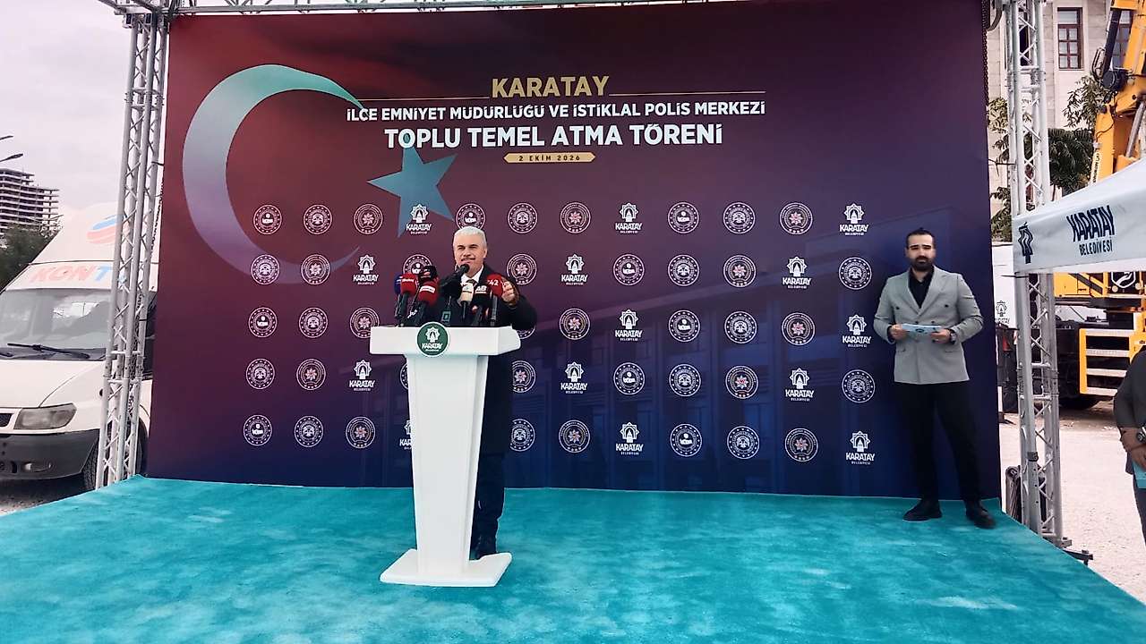 Karatay'da güvenlik yatırımı hız kazandı! İki yeni binanın temeli atıldı