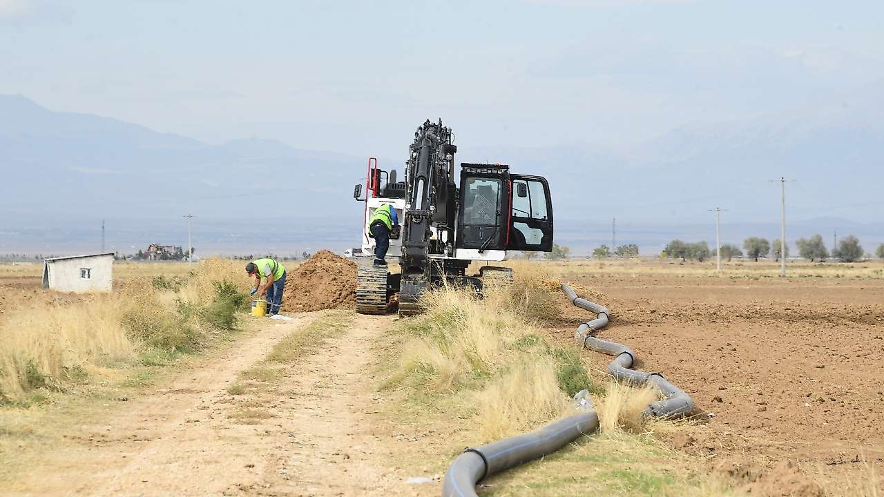 Konya'da 12 kilometrelik içme suyu hattı yenileniyor