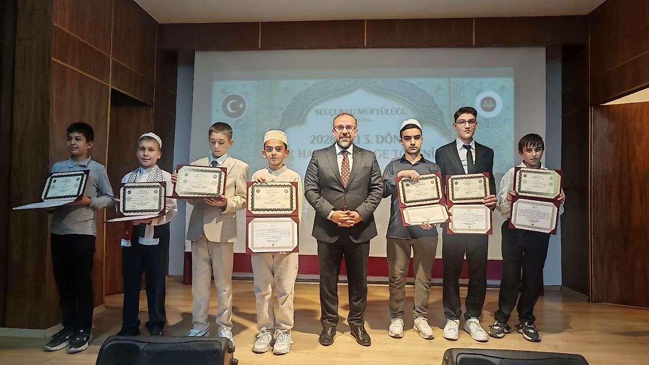 Konya'da 188 öğrenci hafızlık belgesine kavuştu