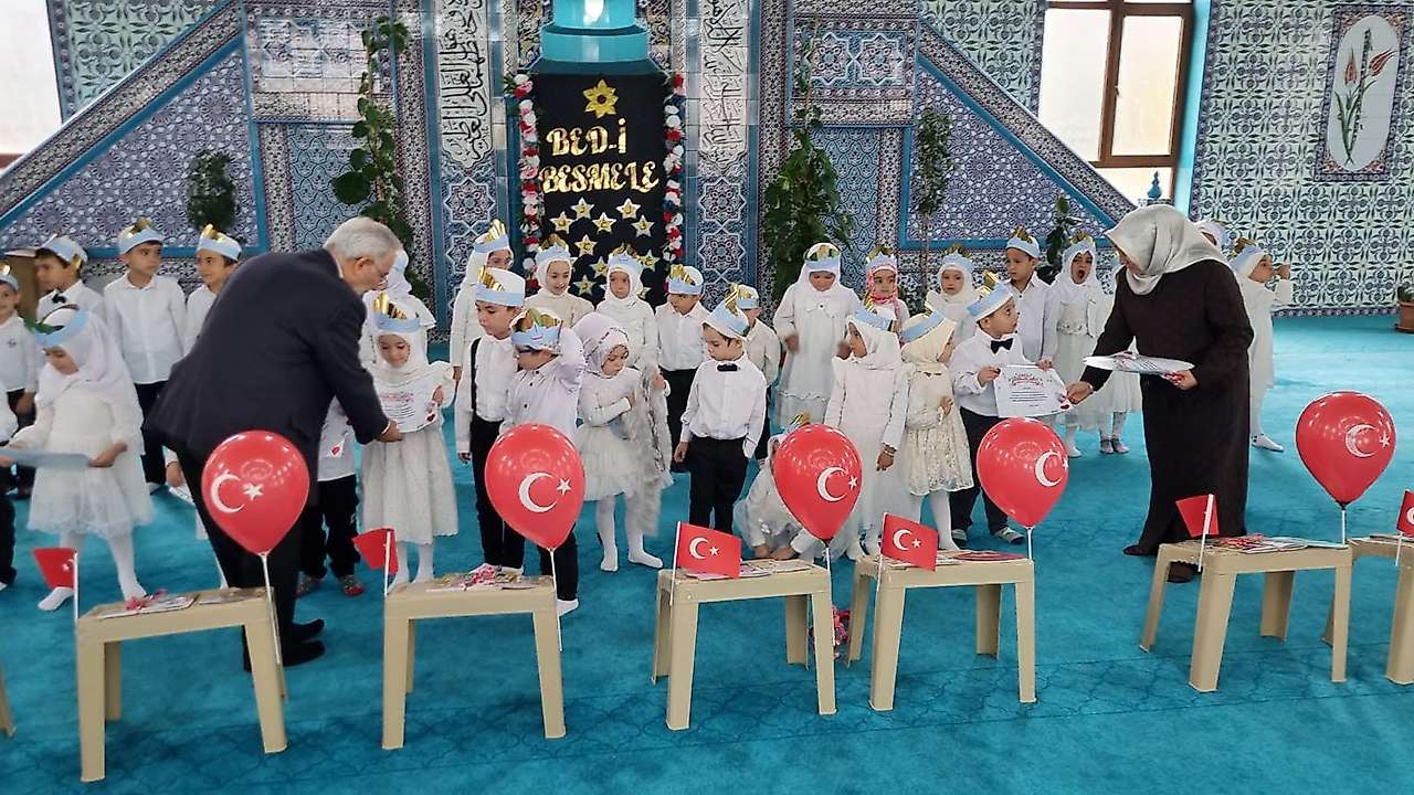 Konya'da 4-6 Yaş öğrencilerine yönelik Bed-i Besmele programı düzenlendi