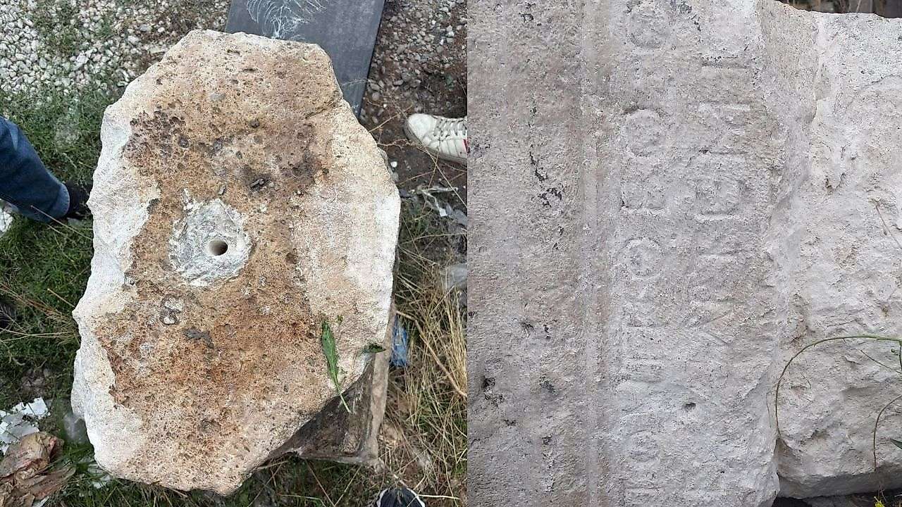 Konya'da akılalmaz hırsızlık: Tarihi kaideyi kepçeyle söktüler