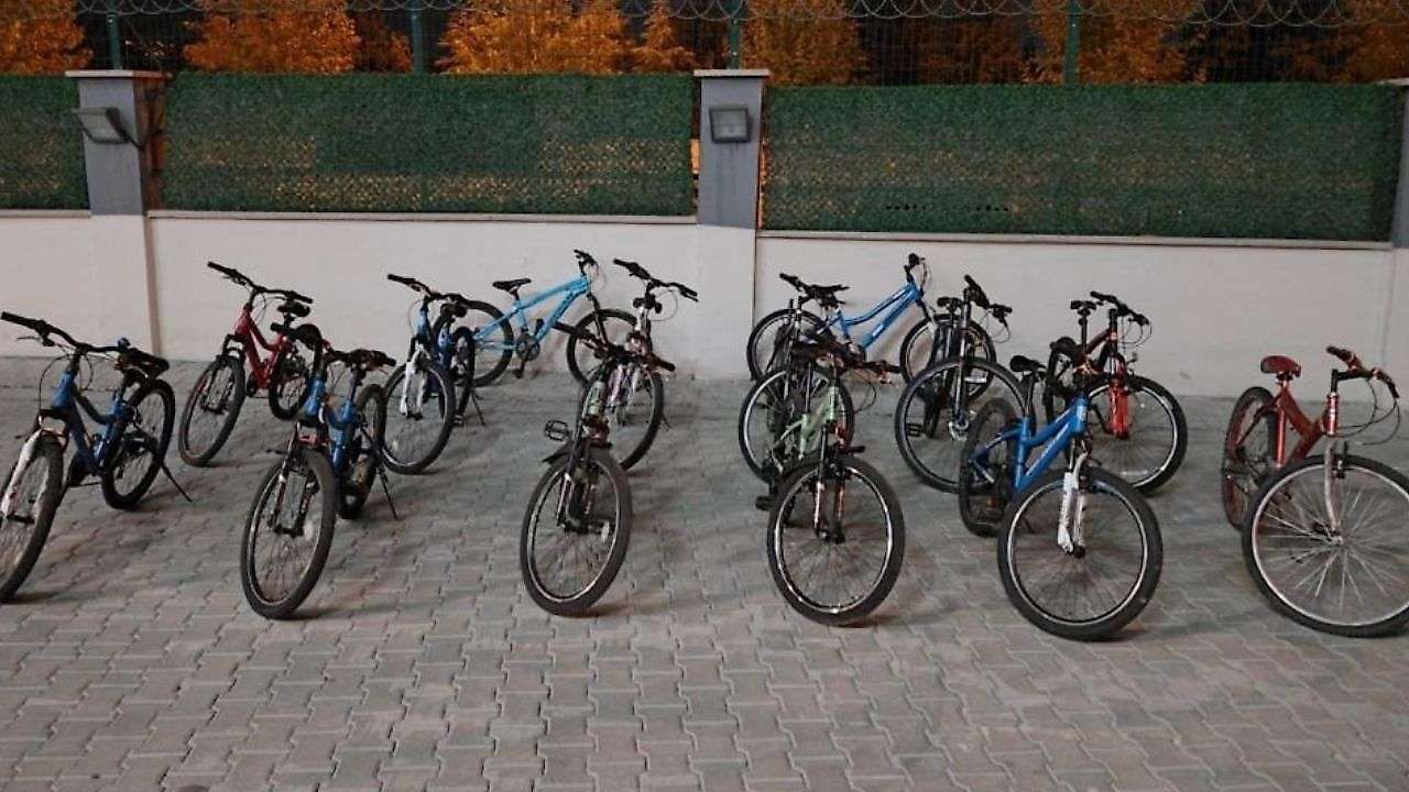 Konya'da bisiklet hırsızlarına operasyon! 8 şüpheli tutuklandı