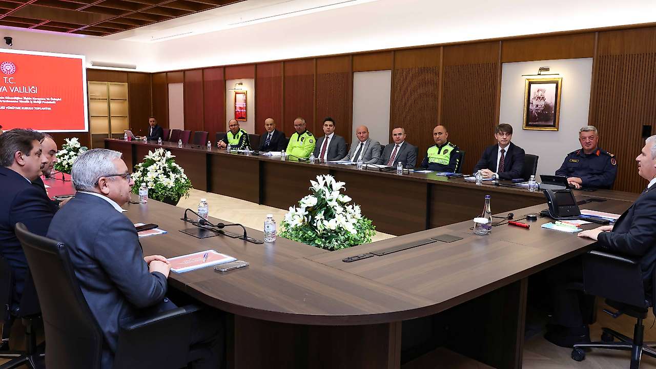Konya'da öğrencilerin güvenliği için kritik toplantı