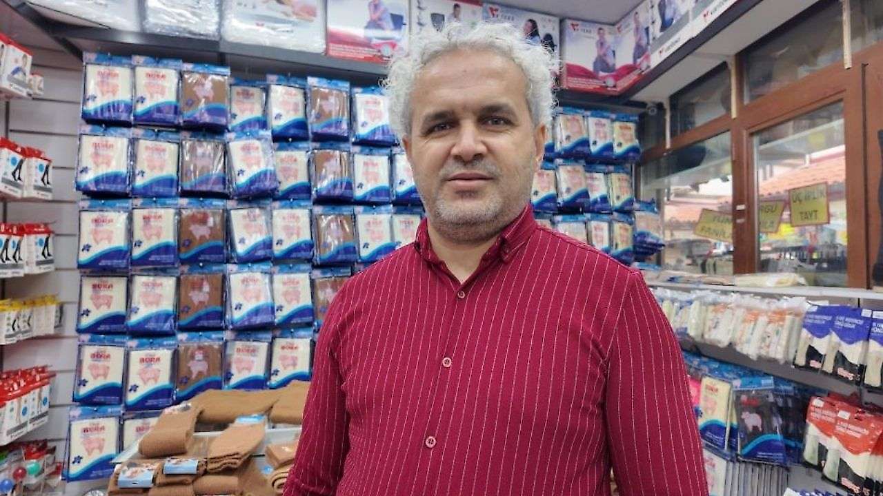 Konya'da soğuklar bastırdı, yün ve termal ürünlere talep arttı!