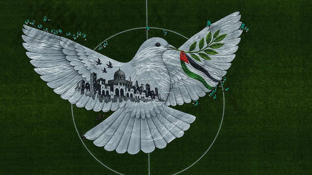 Konya'dan tüm dünyaya Filistin mesajı verildi