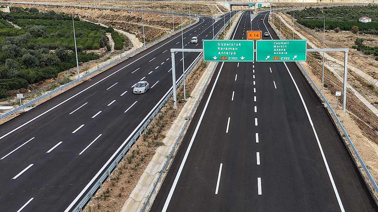 Konya-Mersin otoyoluna ilk günden yoğun ilgi