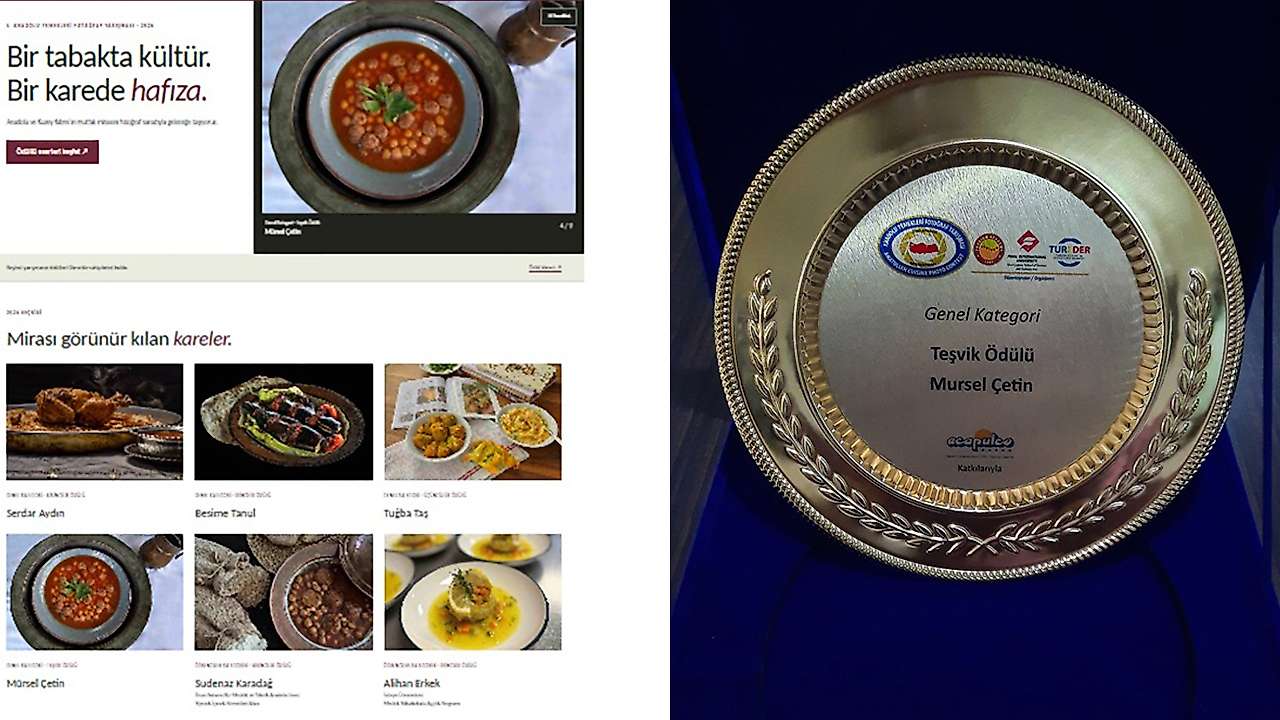 Konya'nın özel geleneksel yemeği ödül getirdi!