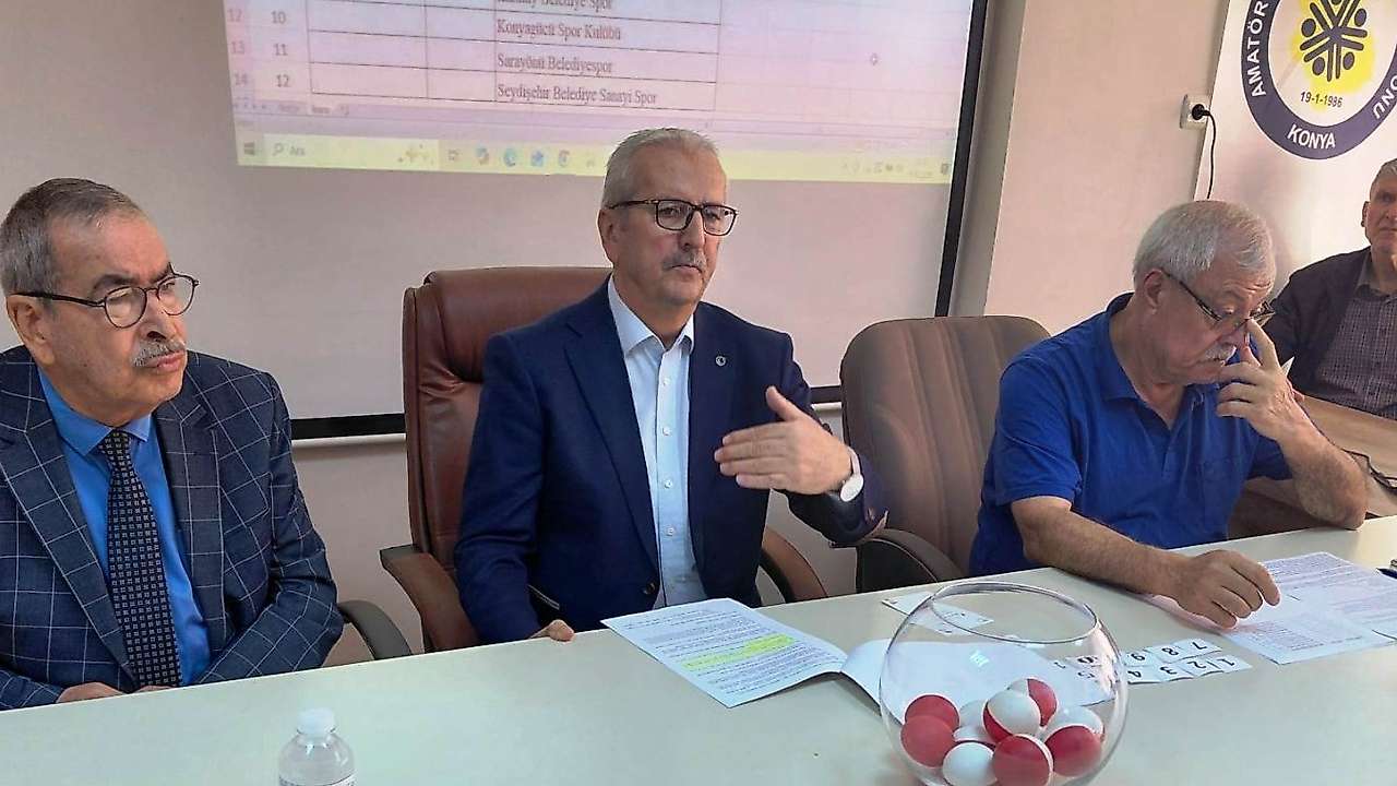 Konya Süper Grup'ta fikstür çekildi