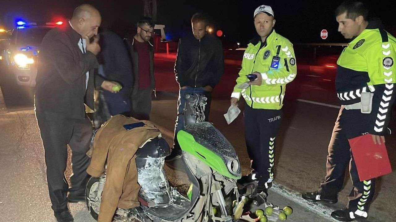 Konya yolunda elektrikli bisiklet kazası: 2 kişi hastanelik oldu