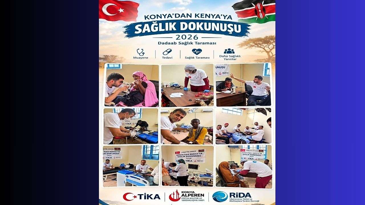 Konya'dan Kenya'ya sağlık dokunuşu