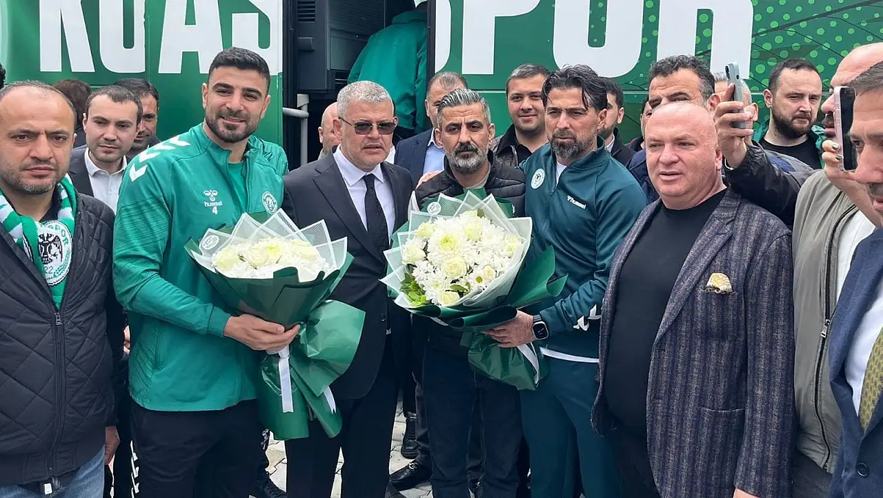 Konyaspor, Antalya'ya uğurlandı! Dönüşünüz kupayla olsun