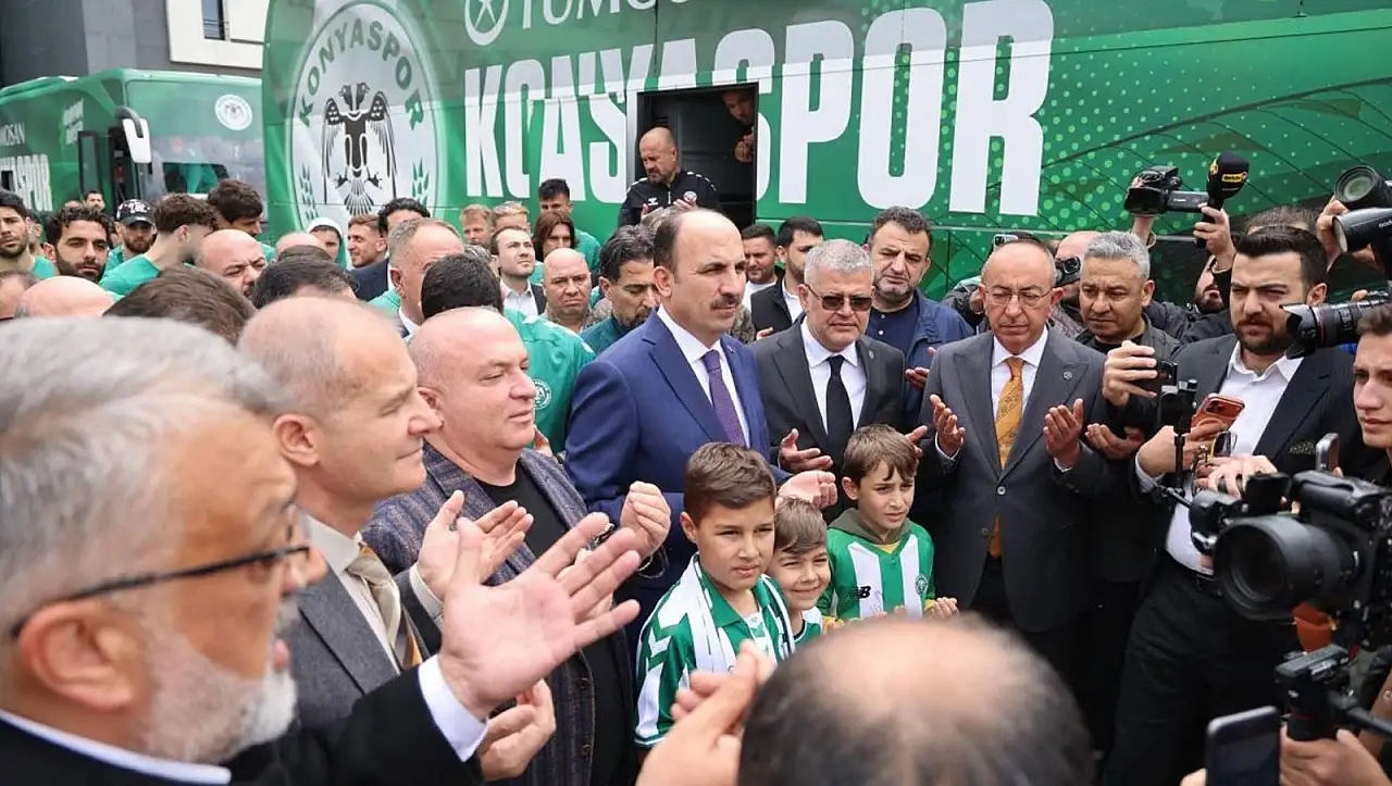 Konyaspor, Antalya'ya uğurlandı! Dönüşünüz kupayla olsun