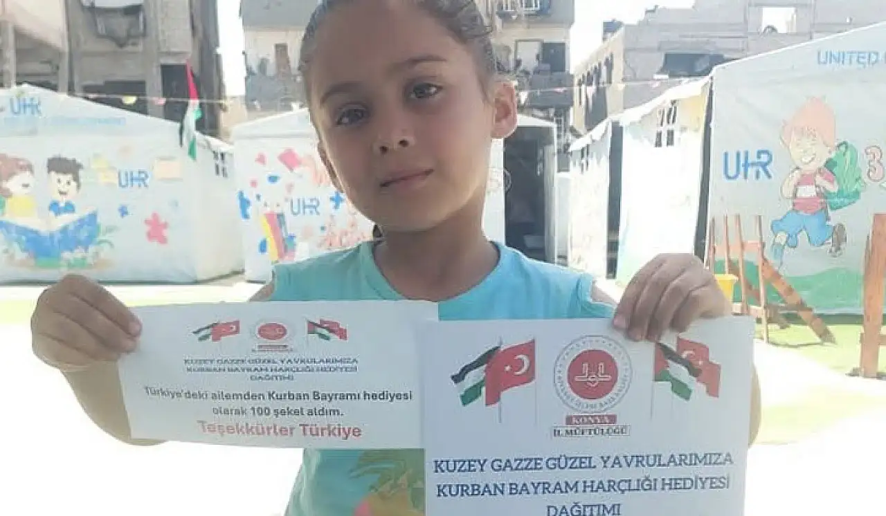 Konya Müftülüğü Gazzeli çocukları unutmadı
