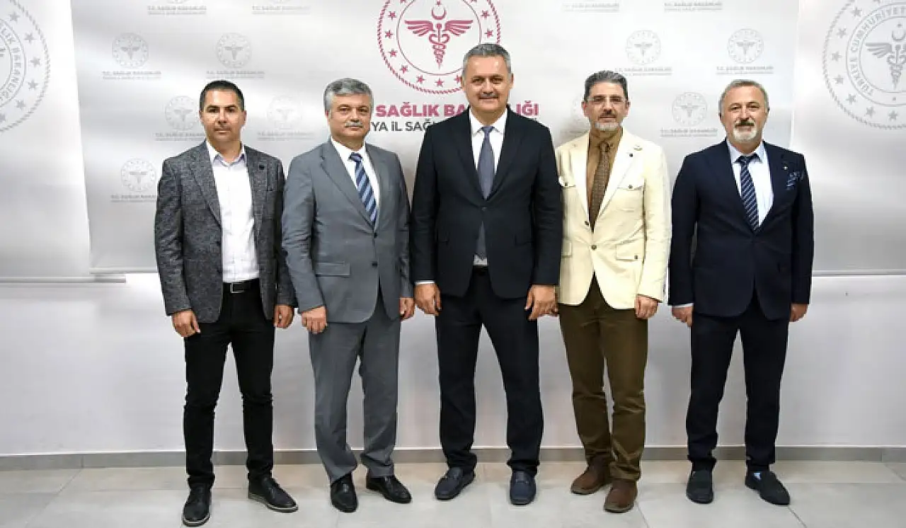 Konya Tabip Odası, İl Sağlık Müdürlüğünü ziyaret etti