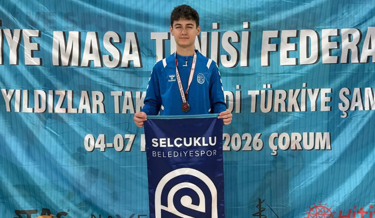 Konyalı sporcu, Türkiye ikincisi oldu! Milli formayı kaptı