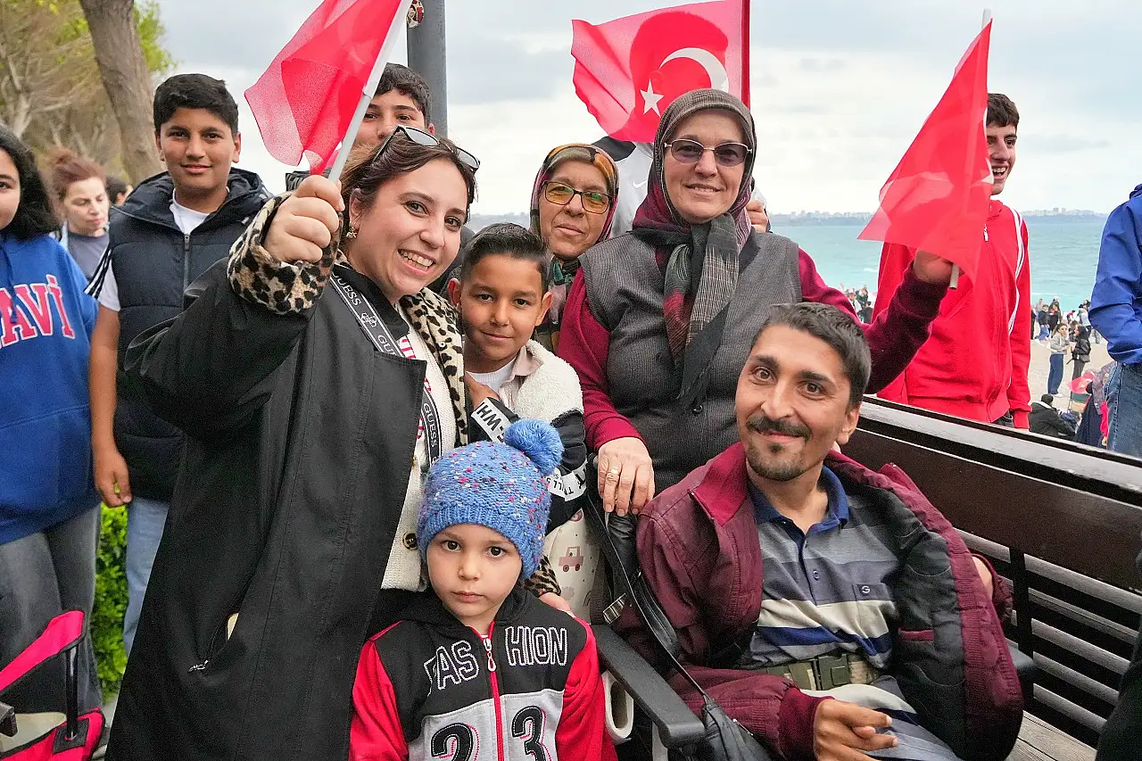 Konya'dan uçtu Antalya'da nefes kesti