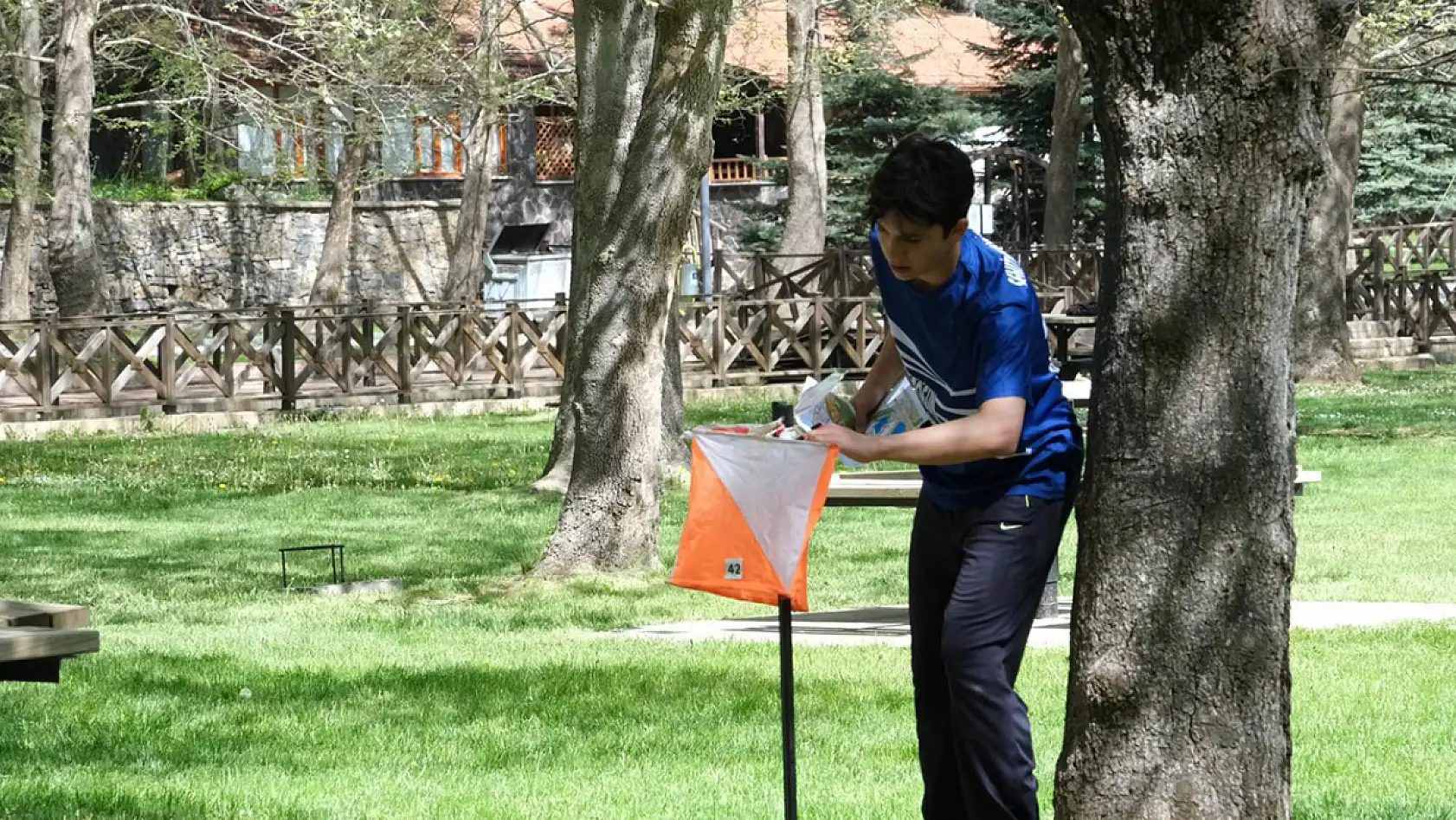 Konya'da gençler doğaya meydan okudu