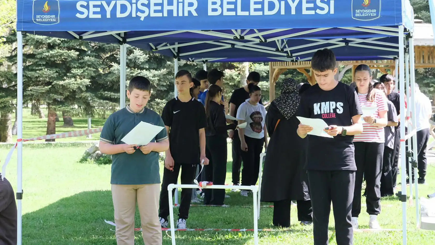Konya'da gençler doğaya meydan okudu