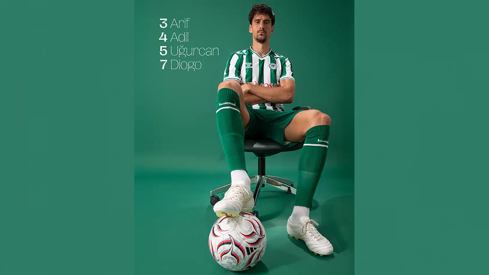 Konyaspor'da forma numaraları belli oldu