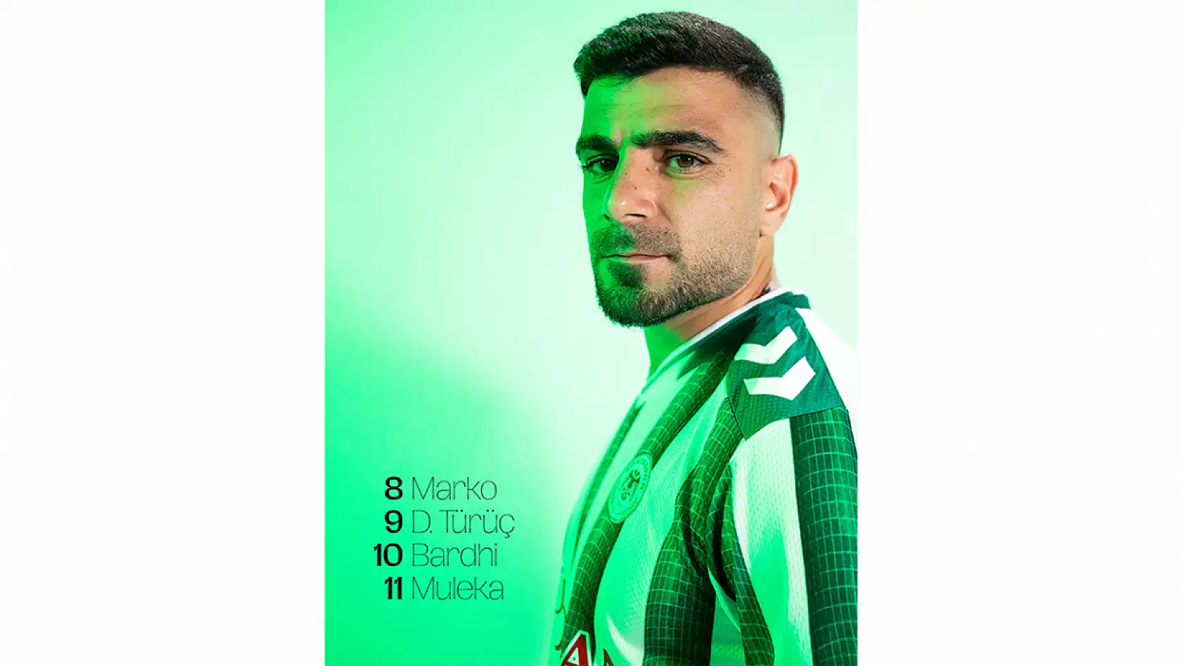 Konyaspor'da forma numaraları belli oldu