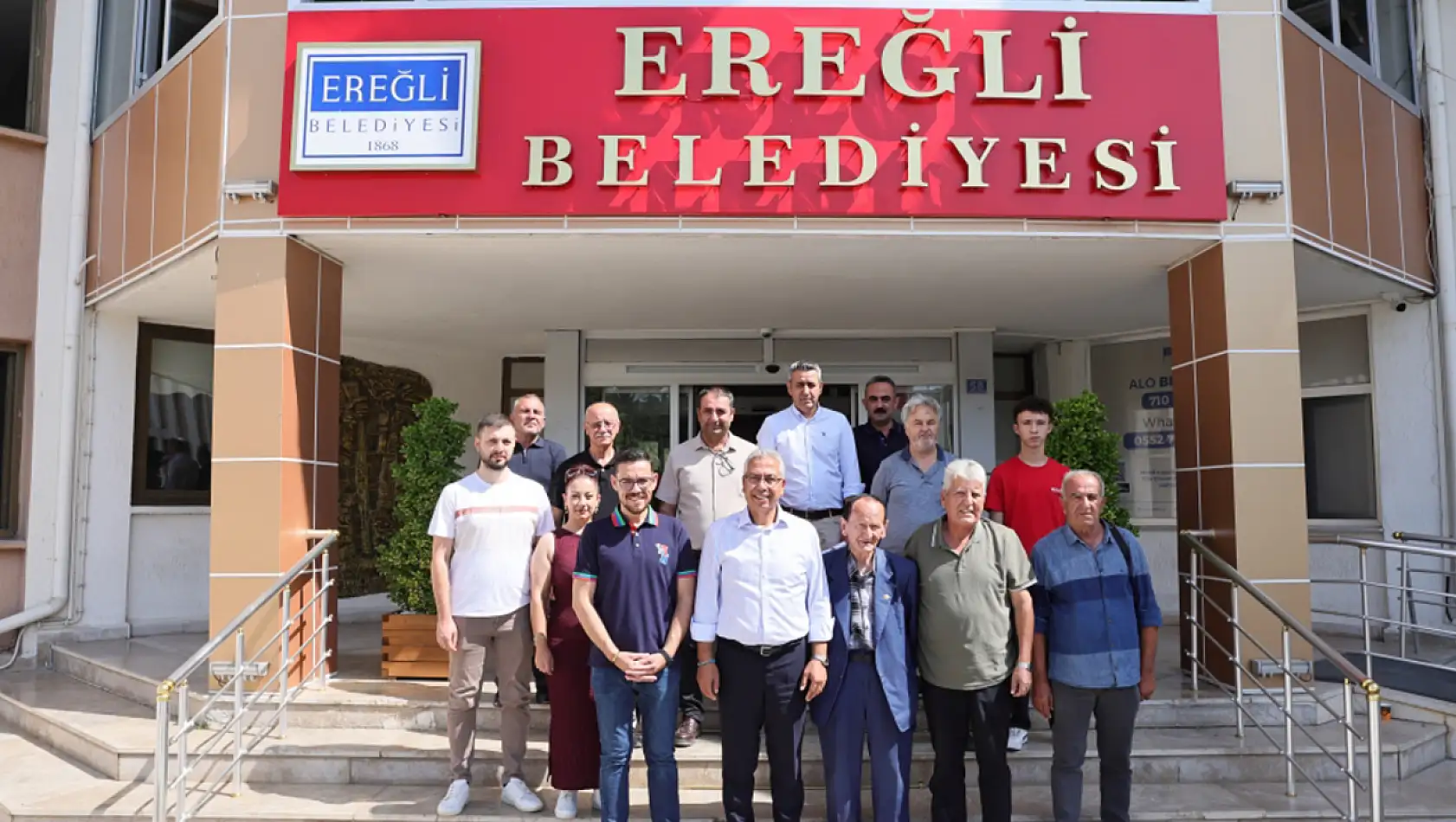 Başkan Akpınar basın mensuplarını ağırladı