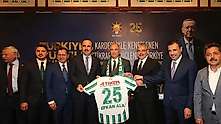 Konyaspor Başkanı Atiker, Efkan Ala ile buluştu