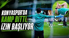 Konyaspor'da kamp bitti, izin başlıyor