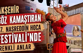 Konya'da göz kamaştıran festivalden renkli anlar