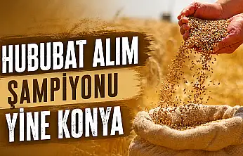 Bakan Yumaklı duyurdu: Hububat alım şampiyonu yine Konya