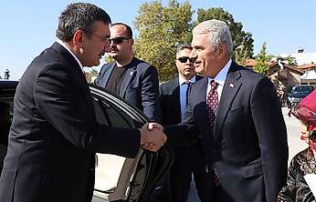 Cumhurbaşkanı Yardımcısı Cevdet Yılmaz'dan Konya Valiliği'ne ziyaret