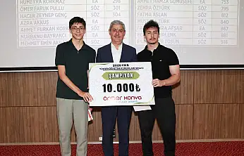 Derece yapan İmam Hatip öğrencileri ödüllendirildi
