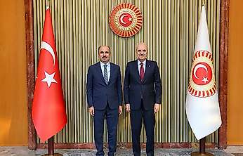 Dünya Belediyeler Birliği Başkanı Altay, mecliste ağırlandı